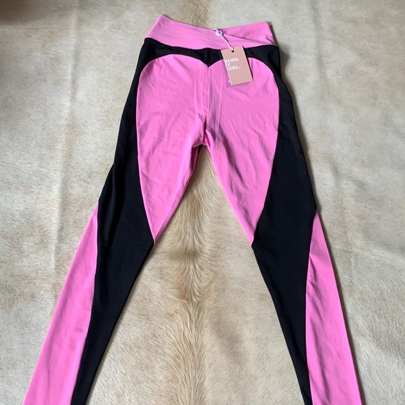 NEW! Tiger Mist BLACK & PINK Activewear Tights /Leggings - Picture 7 of 7